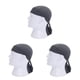 thumbnail image 3 of Greeniant Diadema Ciclismo Sombrero Bufanda Motocicleta Envoltura para la cabeza Gorro Accesorios Mujeres Hombres Pañuelo Transpirable Adultos Suministros Gris 3piezas Greeniant  CBP049295, 3 of 6
