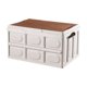 thumbnail image 2 of Cateissary Caja plegable para guardar juguetes al aire libre, caja de plástico resistente con marco, caja de almacenamiento pequeña para Almacenamiento y organización del hogar Tamaño mediano sin, 2 of 6