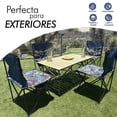 thumbnail image 4 of 4 Sillas Plegables De Camping Y Playa de Exterior Mesa 120cm negro, 4 of 10