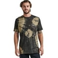 thumbnail image 3 of Roark Men's Fear The Sea Tie Dye Premium Tee T-Shirt in Dusty Green Shibori (X-Small, Dusty Green Shibori), 3 of 5