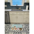 thumbnail image 3 of Carolines Treasures BB2433RUG Merry Christmas Carolers Pekingnese Tan Machine Washable Memory Foam Mat, 3 of 4