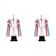 thumbnail image 1 of 2X Copa de Trofeo de Plata de 11,8 Pulgadas para Competiciones de Reuniones Deportivas, Premios del Equipo de Fútbol y Recuerdos de Fiestas de Competición, 1 of 2