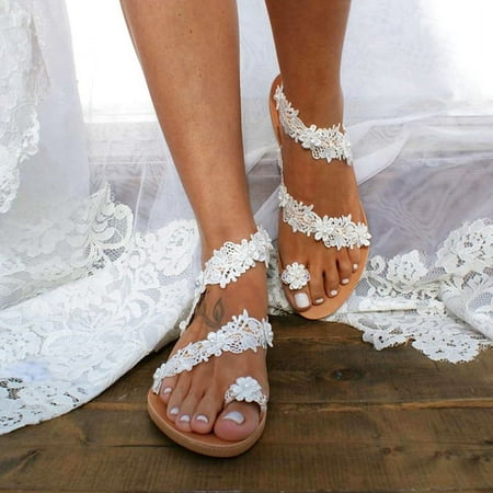 

Women s Sandals Wedge Summer Bohemian Hollow Out Slip On Flats Ladies Wedge Platform Sandals for Women Dressy A6