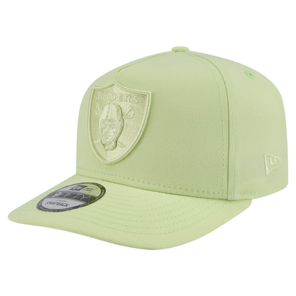 Men's New Era Light Green Las Vegas Raiders Color Pack 9FIFTY Snapback Hat