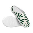 thumbnail image 3 of Daiia Palm Branch With Leaves Print Women’s Fuzzy Slippers Memory Foam Lightweight House Shoes Cozy Loafer Flannel House Shoes-46/47, 3 of 7