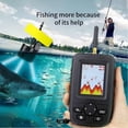 thumbnail image 3 of Wireless Portable Fish Finder with HD Color Display, Sonar Sensor for Dock Shore Bank Fishing, Detects Fish Schools & Water Depth Accurately, 3 of 8