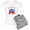 With Gray Camo Pant, variant on CafePress - Proud Republican Women's Light Pajamas - Women's Short Sleeve Print T-Shirt and Pants Light Cotton Pajama Set