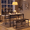 4pcs-Black, variant on 3-Piece Kitchen Table Set for 2, Wooden Dining Table and Chairs with Storage Rack for Small Space, Apartment, Breakfast Nook, Space-Saving, 300lbs, Rustic Brown