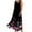 Pink, variant on Giftesty Summer Dresses for Women Sleeveless Cotton and Linen Round Neck Printed Long Dress with Pocket