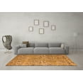 thumbnail image 3 of Ahgly Company Indoor Rectangle Abstract Orange Modern Area Rugs, 3' x 5', 3 of 4