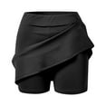 thumbnail image 6 of oqasdz Skirts for Women High Waist Solid Color Tennis Workout Lightweight Stretchy Comfort Sports Running Skirt with Pockets Training Skirt, 6 of 6