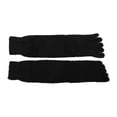 thumbnail image 4 of Unique Bargains 1 Pair Five Toe Socks Soft Thickening Warmth Socks for Women  Black, 4 of 6
