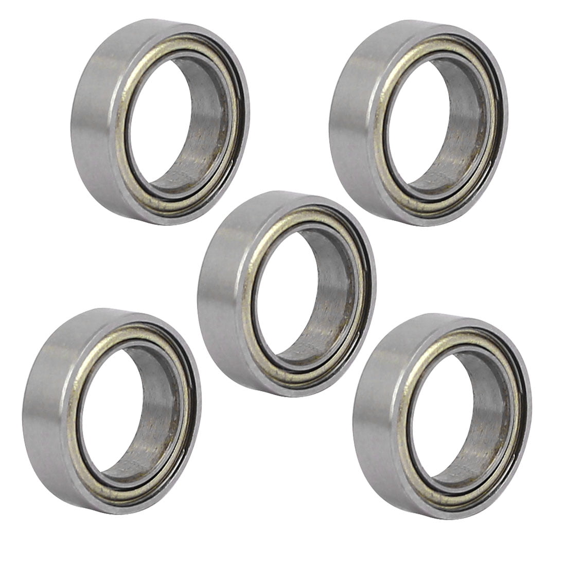 7mm*11mm*3mm 5 pcs MR117zz Mini Metal Double Shielded Ball Bearings 7mm*11mm*3mm 5 pcs MR117zz Mini Metal Double Shielded Ball Bearings