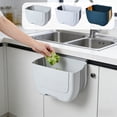 thumbnail image 1 of Botes De Basura De Plástico Cubo de basura de cocina de pared, 1 unidad, plegable, para puertas de armarios y almacenamiento en el coche. JASKFLY, 1 of 9