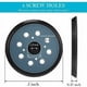 thumbnail image 5 of Almohadilla de repuesto para lijadora orbital de 5 pulgadas y 8 orificios, almohadilla de lijado con gancho y bucle, compatible con Milwaukee 51-36-7090, 51-36-7100 STOL, 5 of 5