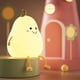 thumbnail image 1 of Luz nocturna para niños, linda lámpara de silicona con forma de pera para bebés y niños pequeños, luz nocturna de frutas para niños y niñas (pera), 1 of 5