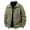 C109/Army Green, variant on Rggeeun Jackets For Men Casual Corduroy Jacket Lightweight Slim Fit Fashionable Comfortable Stand Collar Outerwear For Daily Wear Outwear Fashion
