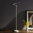 thumbnail image 6 of 51" White LED Novelty Curvy Spiral Floor Lamp, 6 of 8