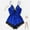 01 Blue, variant on for Women Plus Size, Fashion Women Cute Girl V-Neck Lace Splice Bodysuit Sleepwear Bodydoll