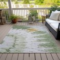 thumbnail image 5 of Addison Rugs Chantille Indoor/Outdoor Transitional Spiral Aloe Washable Rectangle Rug, 5' x 7'6", 5 of 5
