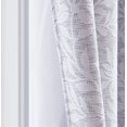 thumbnail image 2 of Jacquard Leaf Blackout Grommet Single Window Panel, 2 of 3
