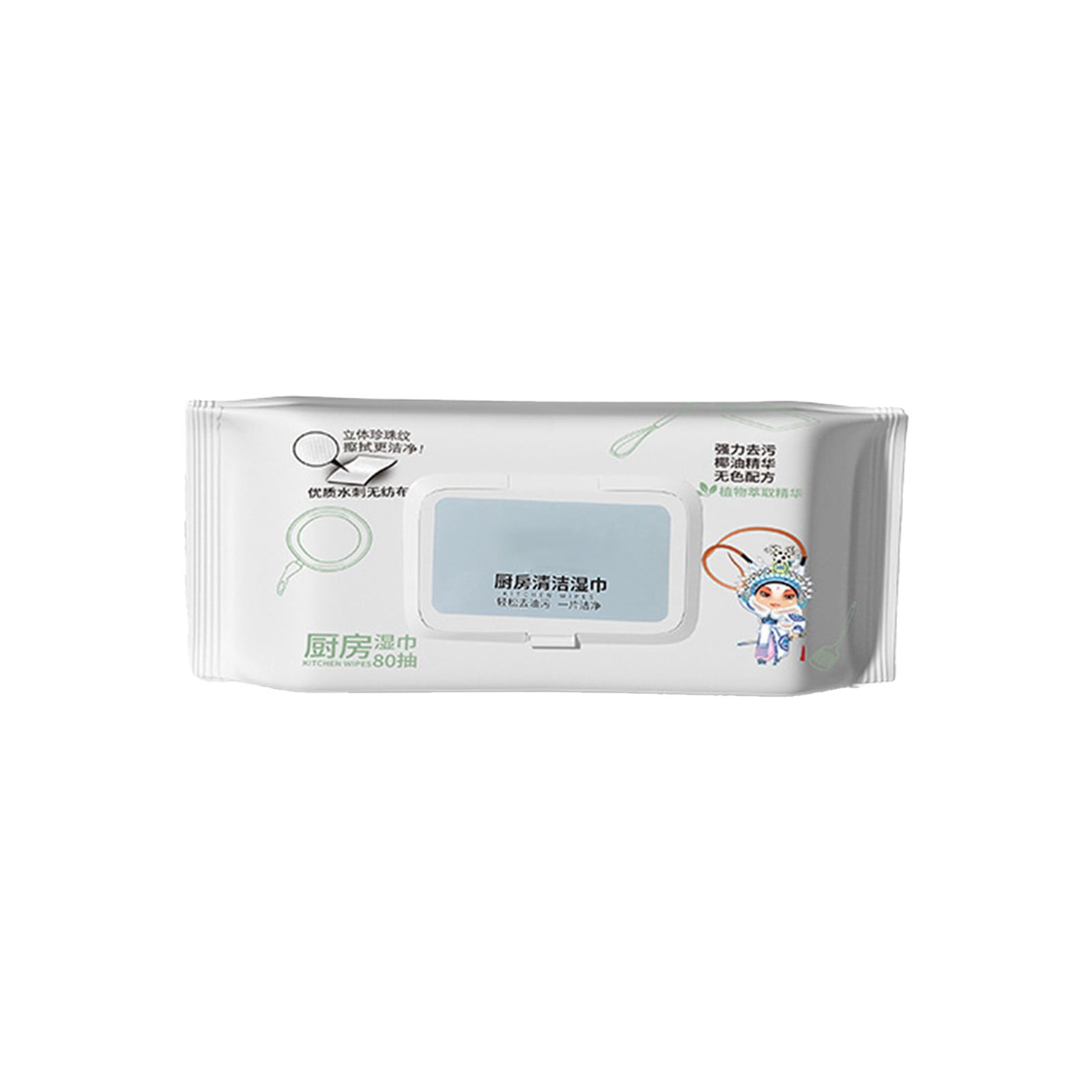 Multicolor 80Pcs Kitchen Stain Removal Wipes No Wash Cleaning Wipes Stain Removal Oil Dishwashing Range Hood Cleaning Wipes 7.09X3.93X1.97 Inches Multicolor Non-Woven Fabric