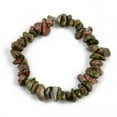 thumbnail image 2 of 12 pc Unisex Chip Natural Unakite Beaded Stretch Bracelets Inner Diameter: 1-3/4~2 inch(4.5~5cm) Unakite, 2 of 3