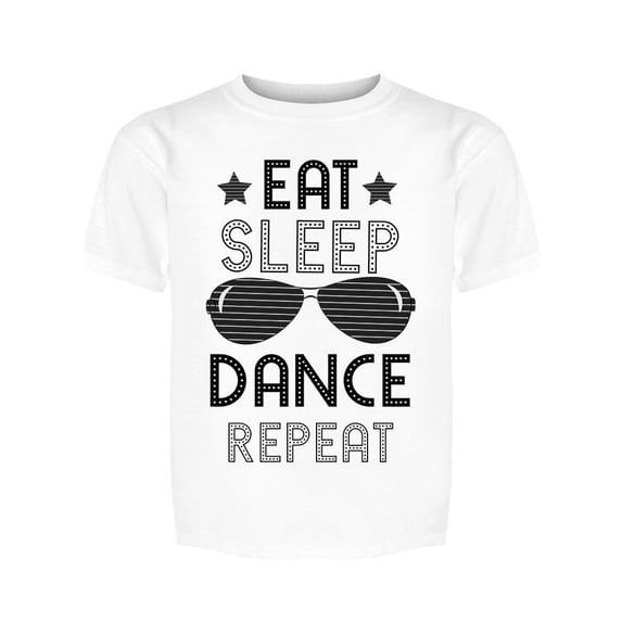 Eat Sleep Dance Repeat Tee Girl's -Image by Shutterstock