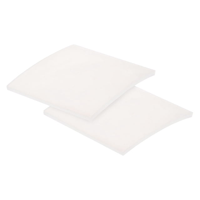 Unique Bargains Anti Vibration Pads 4' x 4' x 0.2' Isolation Pads for Washing Machine, Milky, 2 Pieces