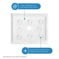thumbnail image 5 of OVE Decors 38 in. W x 32 in. D Shower Base Pan Square, Center Drain, White Acrylic, Reversible Design, 5 of 10