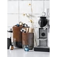 thumbnail image 6 of Utensil Holder for Kitchen Counter, 7.3"+5.4" Fluted Ceramic Utensil Crock Organizer for Countertop, Heavy Large Holder for Spatulas, Spoons, Set of 2, Olive Brown Marble, 6 of 6
