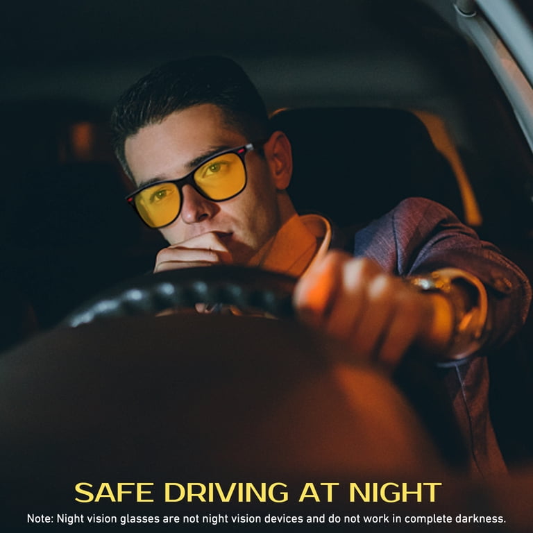 Linvo Men's Retro Polarized Night Vision Driving Glasses photo 2
