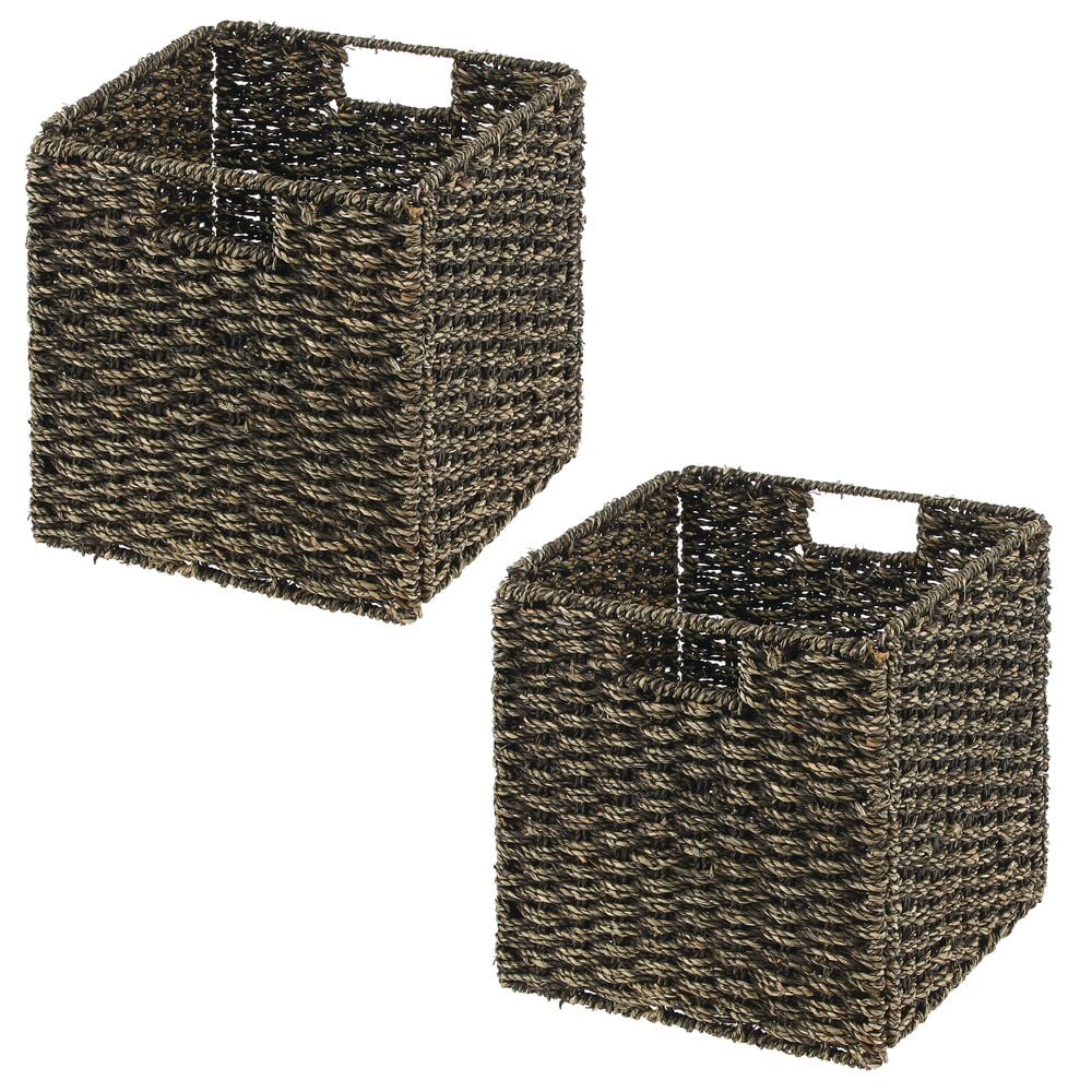 Seagrass Woven Basket Holder Foldable Laundry Storage Container Hamper 26 Styles 