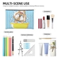 thumbnail image 4 of Cauagu Dog Takes a Bath in the Bathtub for Tyvek Makeup Bag,Reusable Travel Cosmetic Bag Women Organizer Toiletry Bag Birthday,Gifts for Women Girlfriend Mom Teacher 6.5’’*8.9’’, 4 of 7