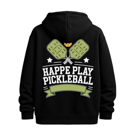 Pickleball Fun hoodies & sweatshirt funny humor men's graphic hoodies black Drawstring Comfortable Oversized Hooded Pullover Sweatshirt winter work