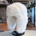 thumbnail image 6 of Trapper Hat Unisex Adult Cold Proof Russian Hat Winter Plush Lei Feng Hats Ushanka Cap Warm Hats With Ear Flaps For Skiing, Hiking, Skating, 6 of 7