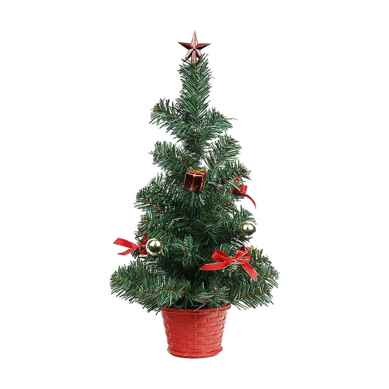 Abbraccia 16inch Tabletop Christmas Tree Artificial Xmas Tree
