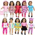 thumbnail image 1 of Ropa y accesorios para muñecas BDDOLL para niña de 18 pulgadas con 23 piezas, 1 of 7