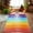 beach towel, variant on Multi - Purpose Beach Mat Yoga Towel Wall Hanging Tapestry With Stripe Pattern And Yoga - Themed Design, 150X75Cm Size For Beach Activities, Yoga Practice And Home Wall