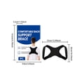 thumbnail image 3 of HaoXun Adjustable Posture Corrector Back Brace for Women and Men - Breathable Upper Back Support Brace for Pain Relief from Lumbar Neck Shoulder, Posture Straightener for Daily Use, 3 of 9
