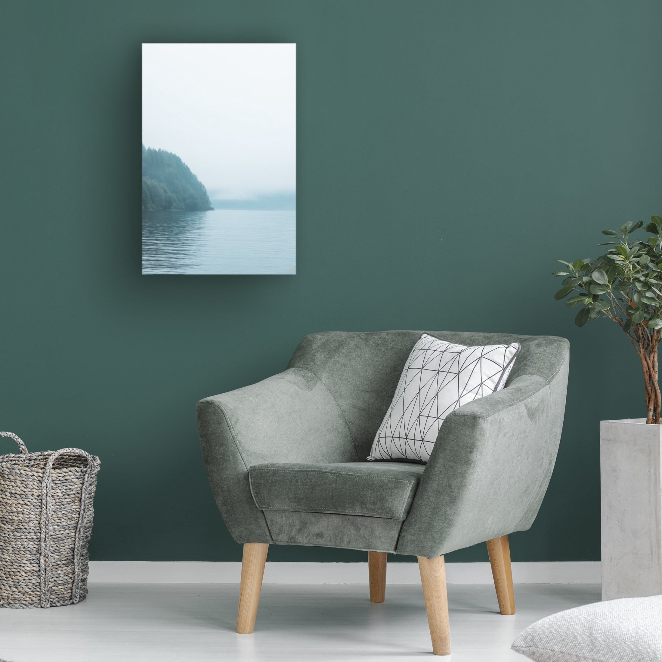 Canvas Wall Art - Life BeautifuLEE 'Puget Woods' Wall Art for Living Room, Bedroom, or Office Décor by Trademark Fine Art - 22 x 32 Inches