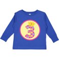 thumbnail image 3 of Inktastic Princess 3rd Birthday Girls Long Sleeve Toddler T-Shirt, 3 of 5