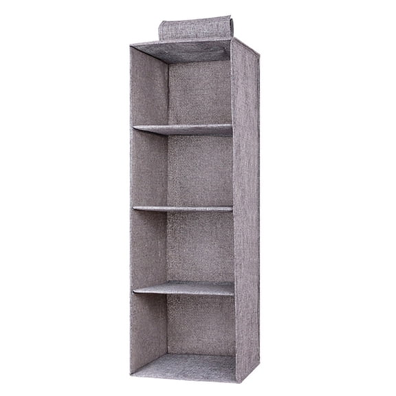 1X Storage Bag Hanging Closet Organizers and Storage 5 Shelf Hanging Drawer for Closet Collapsible Heavy Duty Hanging Closet Dresser for Clothes Bags Shoes Home Textile Storage