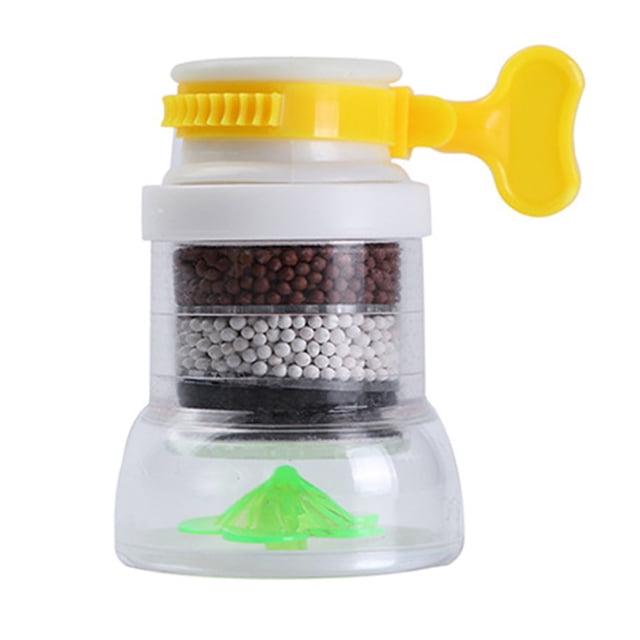 Faucet Mount Filter Green Water Purifier Filter Water Saving Rotatable Universal Fit Water Filtration System for Kitchen