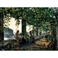 thumbnail image 2 of Shchedrin, Silvester 24x19 Black Modern Framed Museum Art Print Titled - Terrace of the Seashore, 1828, 2 of 4