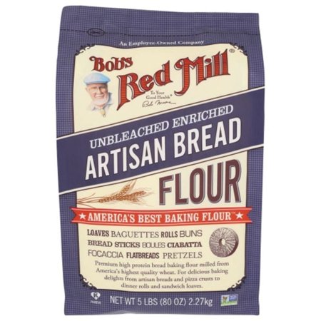 Bob's Red Mill Artisan Bread Flour 5 lb Pack of 4