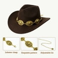 thumbnail image 7 of Wowstyle Western Belt Hat Band Women Cowboy Chain Belts Adjustable Cowgirl Hat Straps Dress Waistband Rodeo Outfits Accessories, 7 of 7