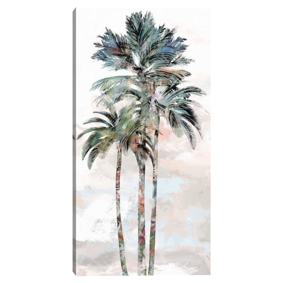 Rainbow Palms I by Studio Arts Canvas Art Print