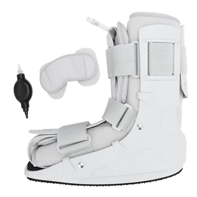 Bota de espuma neumática para caminar con correa de tobillo, soporte para pie, férula plantar, talla M