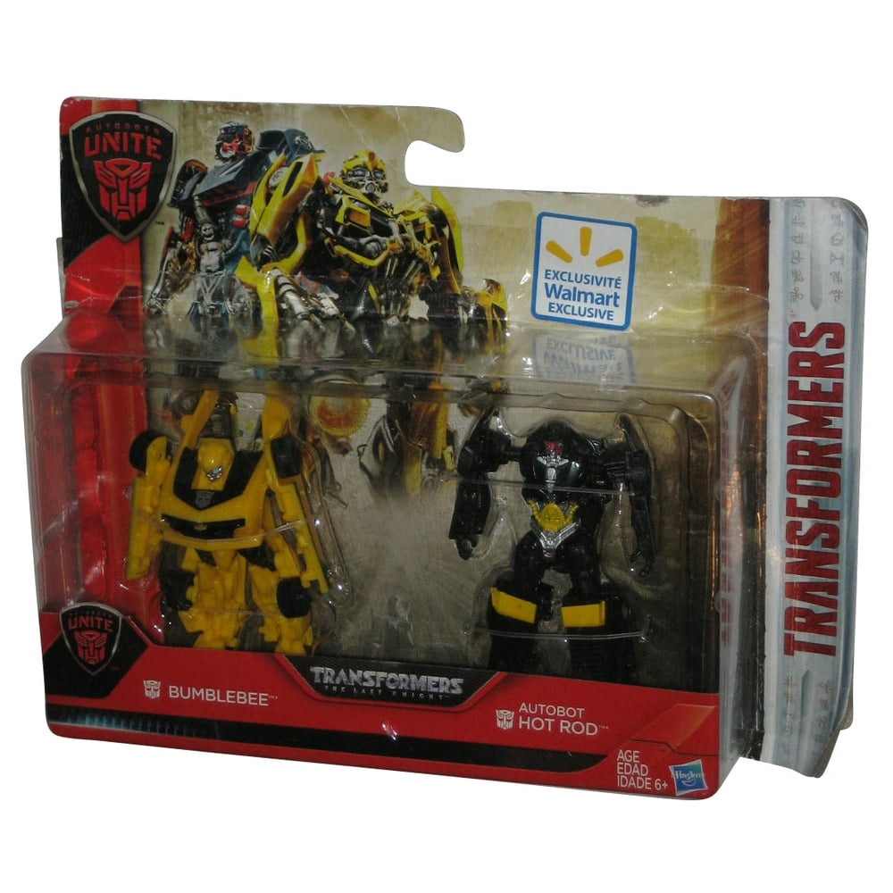 transformers the last knight walmart exclusive autobots unite deluxe autobot hot rod